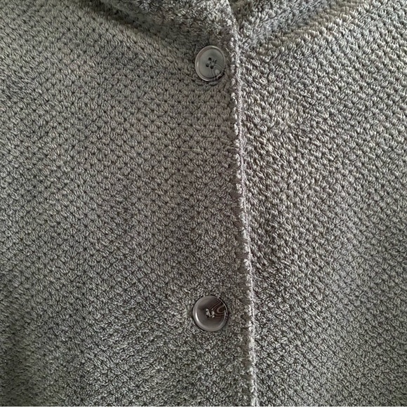 PJ Salvage Cozy Cardigan grey teddy bear coat jacket - Picture 8 of 8